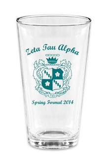  Custom Printed mixing Glass Design #6 