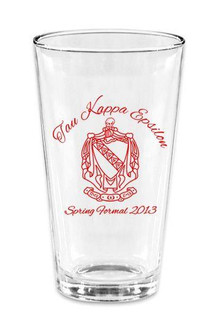  Custom Printed mixing Glass Design #9 