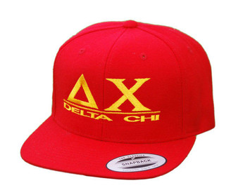  Delta Chi Flatbill Snapback Hats Original 