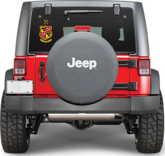  Delta Chi Large Greek Color Crest - Shield Decal - 12 Inches Tall 