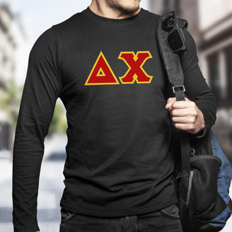 Delta Chi Lettered Long Sleeve Shirt