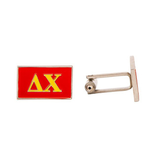 Delta Chi Rectangle Cuff Links