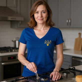 Delta Delta Delta Mom Ideal V-Neck