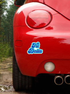 Sorority Shop Delta Delta Delta Retro Sorority Car Magnet Set of 2 