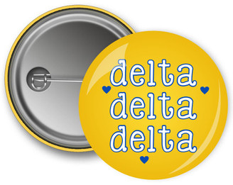 Greekgear Delta Delta Delta Cutie Button 