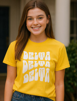 Delta Delta Delta Sorority Shag T-Shirt