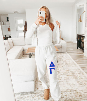  Delta Gamma Lettered Sweatpants 