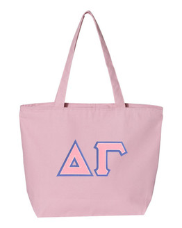 DISCOUNT- Delta Gamma Lettered Tote Bag