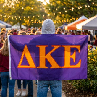 Delta Kappa Epsilon Big Greek Letter Flag