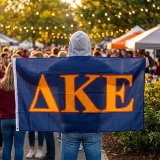 Delta Kappa Epsilon Big Greek Letter Flag