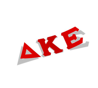  Delta Kappa Epsilon Big Greek Letter Window Sticker Decal 