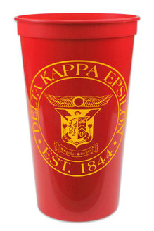 Closeout Delta Kappa Epsilon Big Plastic Stadium Cup - 10 FOR $10!