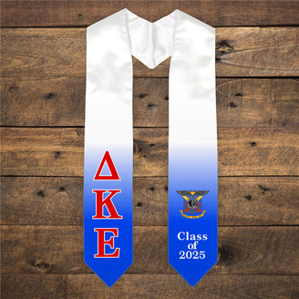  Delta Kappa Epsilon Extra Fancy Greek Class Of  Graduation Stole 
