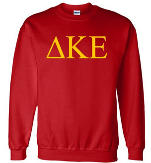 Delta Kappa Epsilon Lettered World Famous Greek Crewneck