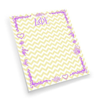  Delta Phi Epsilon Chevron Notepad 