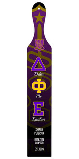 Craftique Delta Phi Epsilon Custom Full Color Paddle 