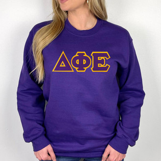  Delta Phi Epsilon Lettered Crewneck 