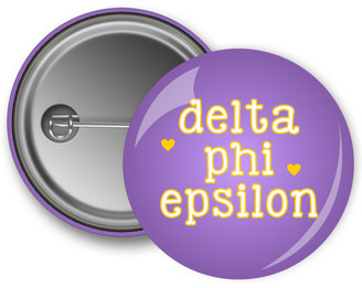 Delta Phi Epsilon Script Button
