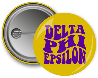 Delta Phi Epsilon Bulky Text Button