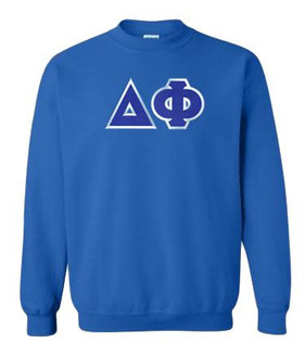 DISCOUNT Delta Phi Lettered Crewneck