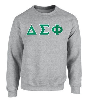 Delta Sigma Phi - 2 Day Ship Twill Crewneck Sweatshirt