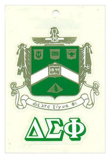  Delta Sigma Phi Crest - Shield Decal 