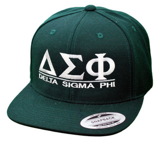 Delta Sigma Phi Flatbill Snapback Hats Original