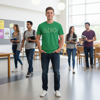 Delta Sigma Phi Lettered T-Shirt