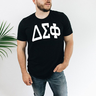 Delta Sigma Phi Arched Greek Letter T-Shirt
