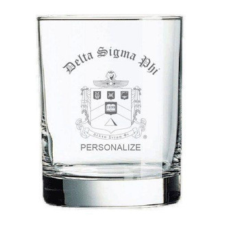 Delta Sigma Phi Old Style Glass