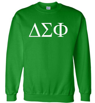 Delta Sigma Phi Lettered World Famous Greek Crewneck