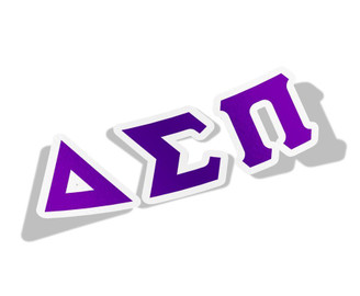 Delta Sigma Pi Big Greek Letter Window Sticker Decal