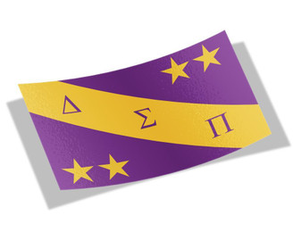 Delta Sigma Pi Flag Decal Sticker