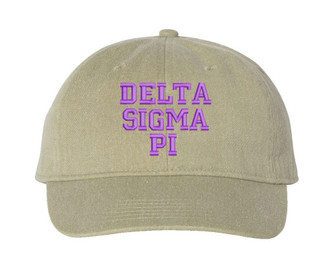 Delta Sigma Pi Pigment Dyed Baseball Cap