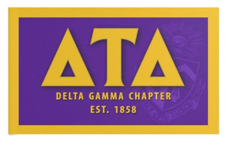 Printify Delta Tau Delta 3 x 5 Flag
