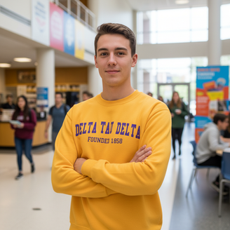 Delta Tau Delta Fraternity Founders Crew Sweatshirt