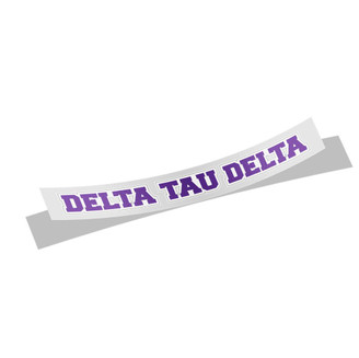 Delta Tau Delta Long Window Sticker