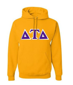 Delta Tau Delta Custom Twill Hooded Sweatshirt