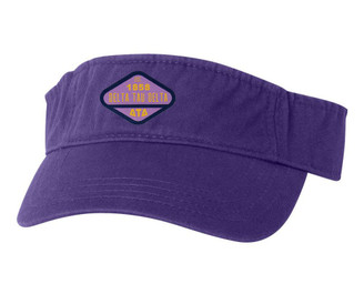 DISCOUNT-Delta Tau Delta Woven Emblem Heavy Visor