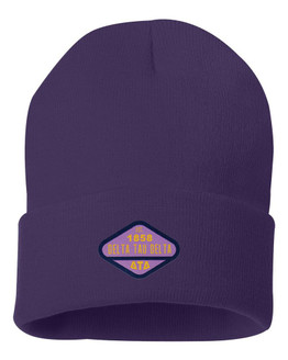 DISCOUNT-Delta Tau Delta Woven Emblem Knit Cap