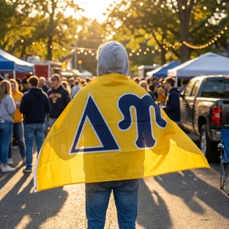 Delta Upsilon Big Greek Letter Flag