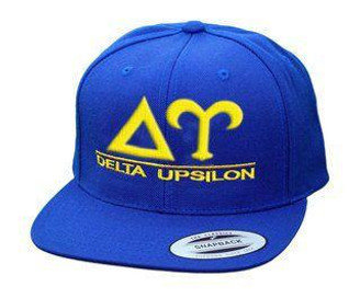  Delta Upsilon Flatbill Snapback Hats Original 