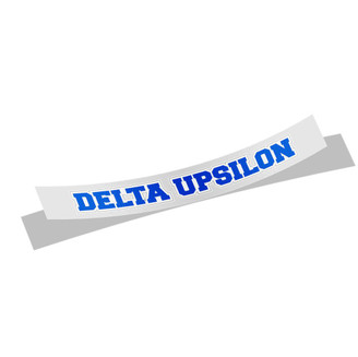 Delta Upsilon Long Window Sticker