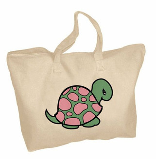 Delta Zeta Mascot Zippered Tote Bag