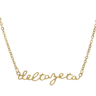Chic Greek- Shawn Paul Delta Zeta Sorority Script Necklace 