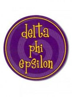 Delta Phi Epsilon Bumper Stickers 4" Round