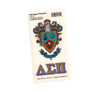  Delta Sigma Pi Crest - Shield Decal 
