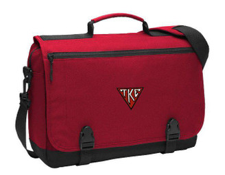  DISCOUNT-Tau Kappa Epsilon House Plate Triangle Messenger Briefcase 