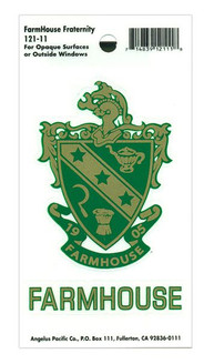 FarmHouse Fraternity Crest - Shield Decal
