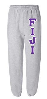 FIJI Fraternity Lettered Sweatpants